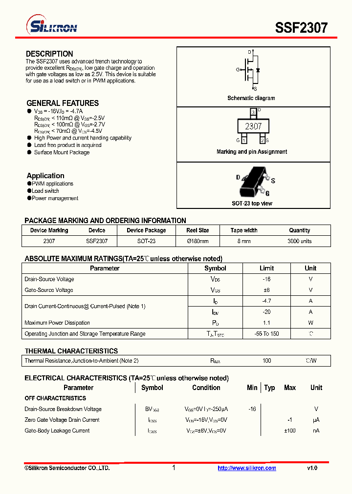 SSF2307_4989549.PDF Datasheet