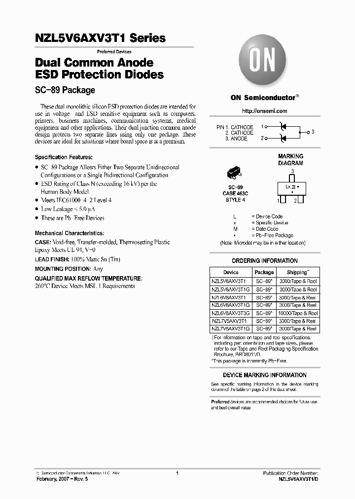 NZL6V8AXV3T1_4993650.PDF Datasheet