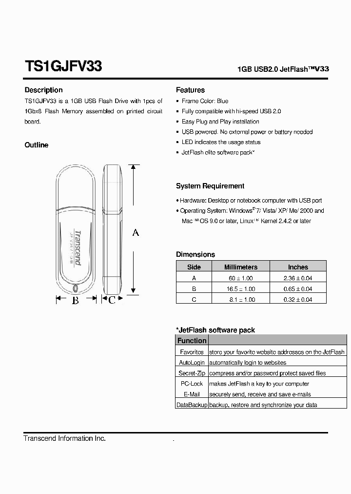TS1GJFV33_4993687.PDF Datasheet