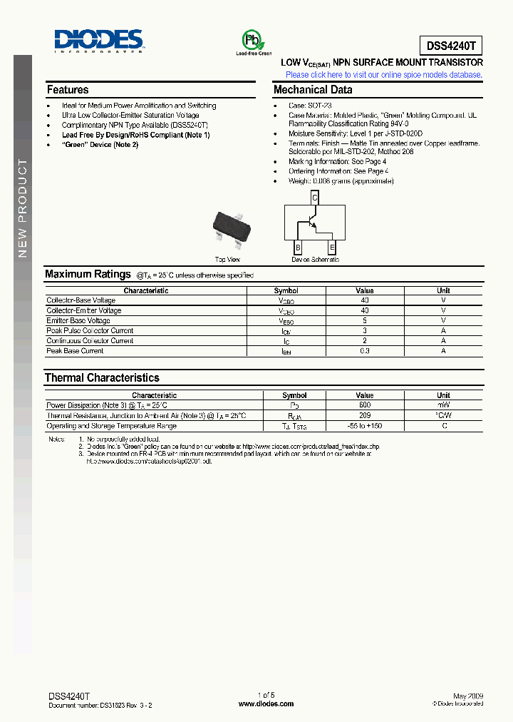 DSS4240T_4994164.PDF Datasheet