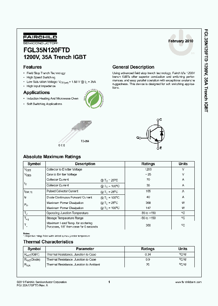 FGL35N120FTD_4996000.PDF Datasheet