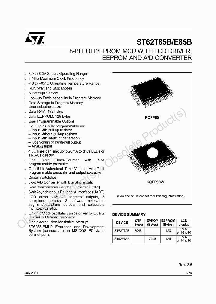 ST62T85BQ6_4996130.PDF Datasheet