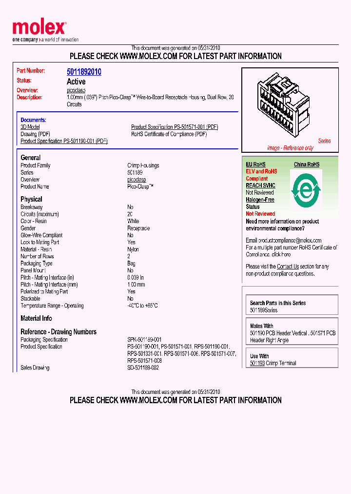 5011892010_4997610.PDF Datasheet