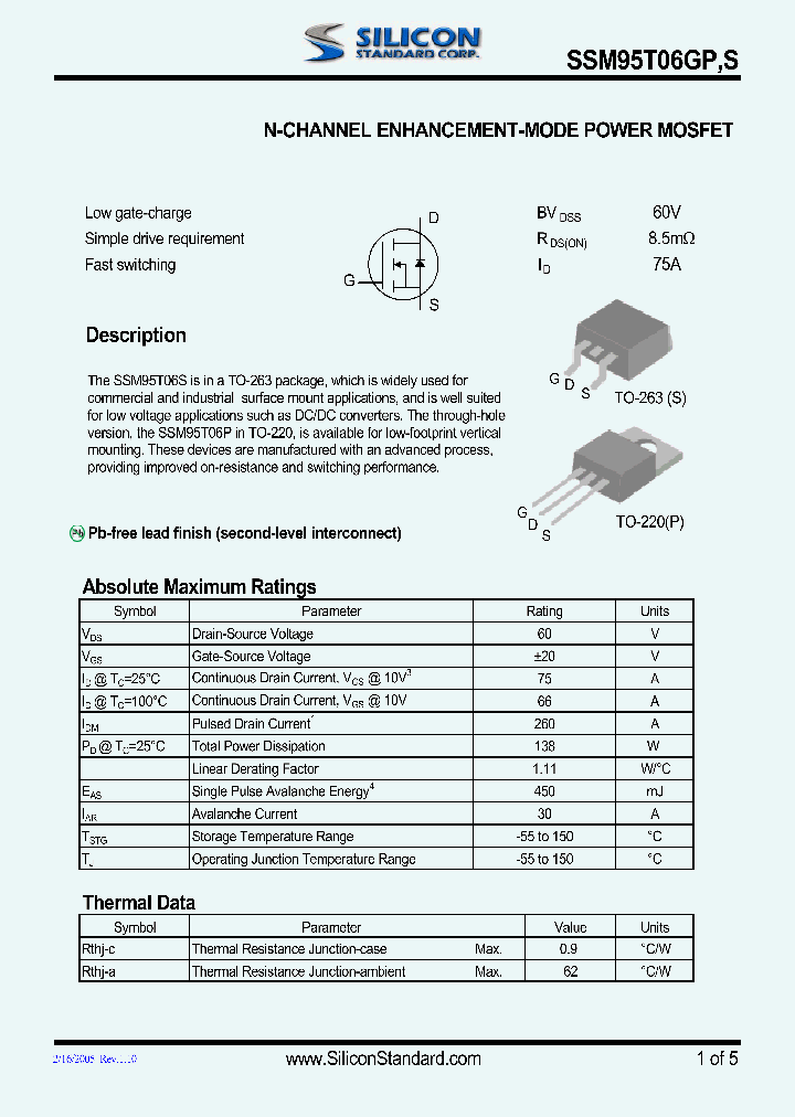 SSM95T06GP_4998394.PDF Datasheet