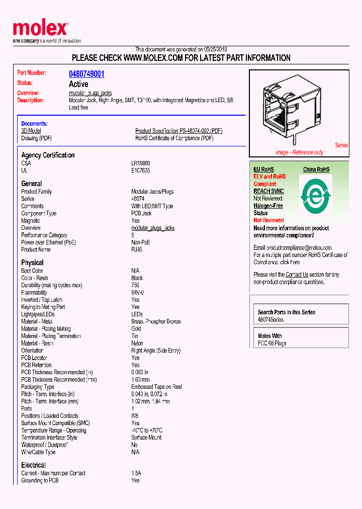 48074-9001_4998660.PDF Datasheet