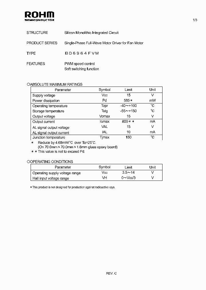 BD6964FVM1_5001187.PDF Datasheet