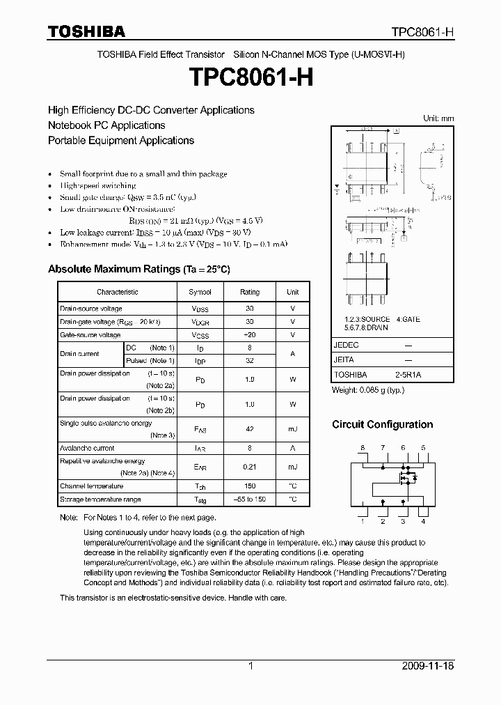 TPC8061-H_5001891.PDF Datasheet