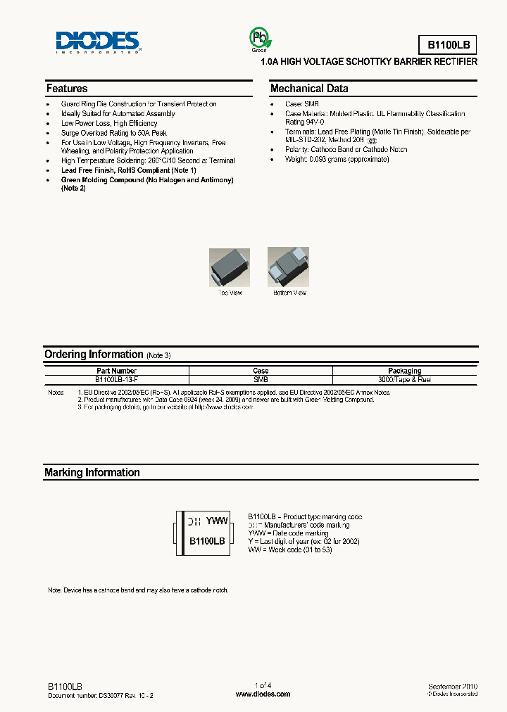 B1100LB-13-F_5002164.PDF Datasheet