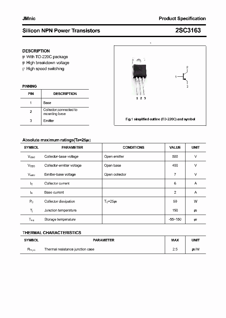 2SC3163_5002724.PDF Datasheet
