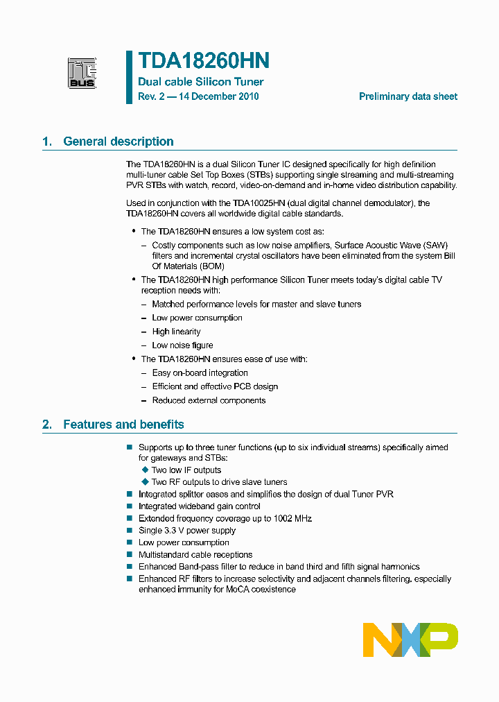 TDA18260HN_5008363.PDF Datasheet