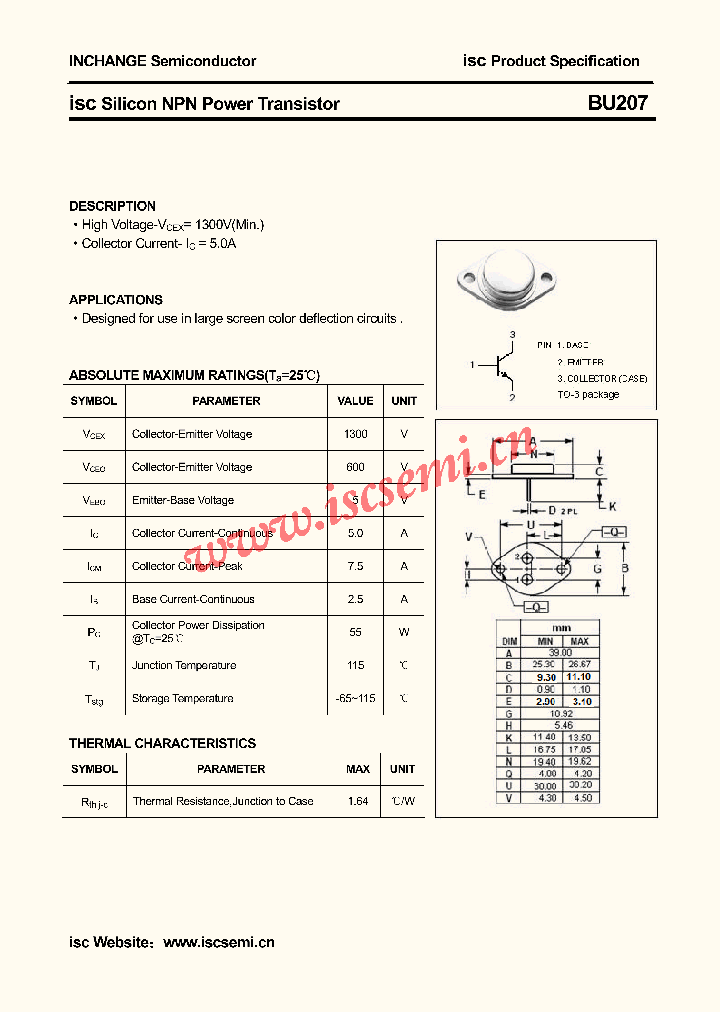 BU207_5016605.PDF Datasheet