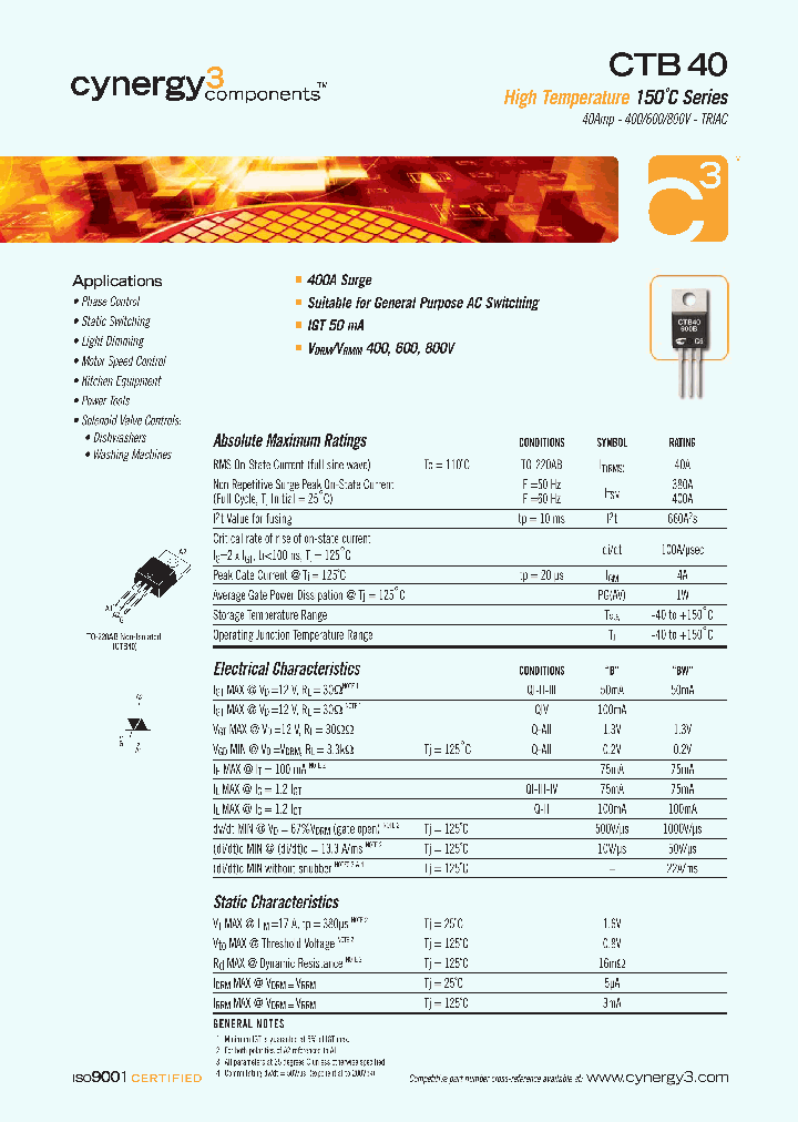 CTB40_5017313.PDF Datasheet