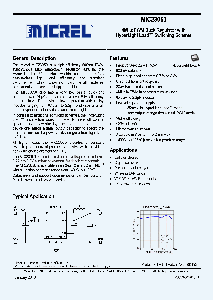 MIC23050-4YML_5018055.PDF Datasheet