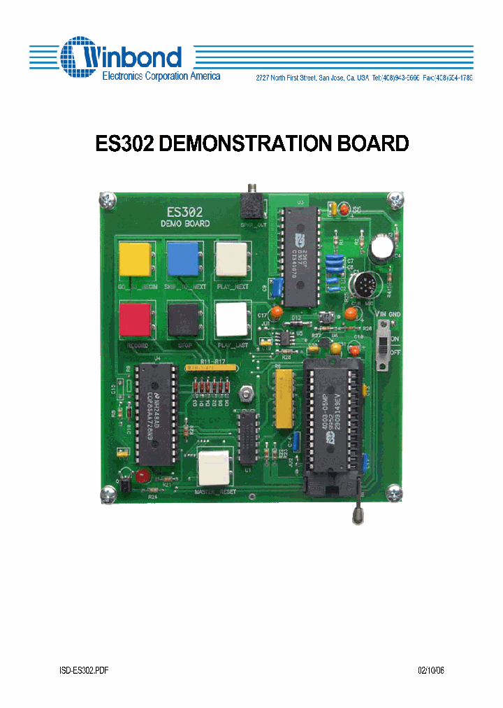 ISD-ES302_5020382.PDF Datasheet