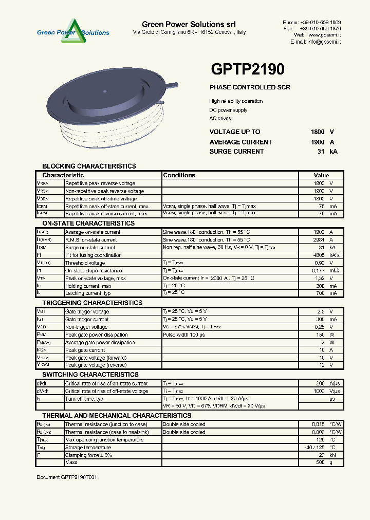 GPTP2190_5021966.PDF Datasheet