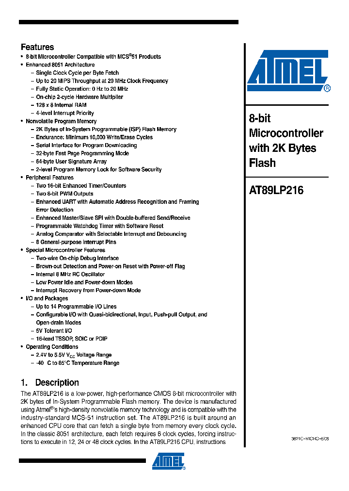 AT89LP21608_5023305.PDF Datasheet