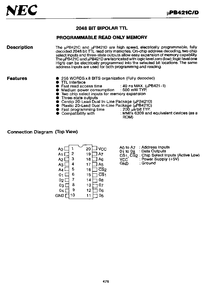 UPB421C_5029620.PDF Datasheet