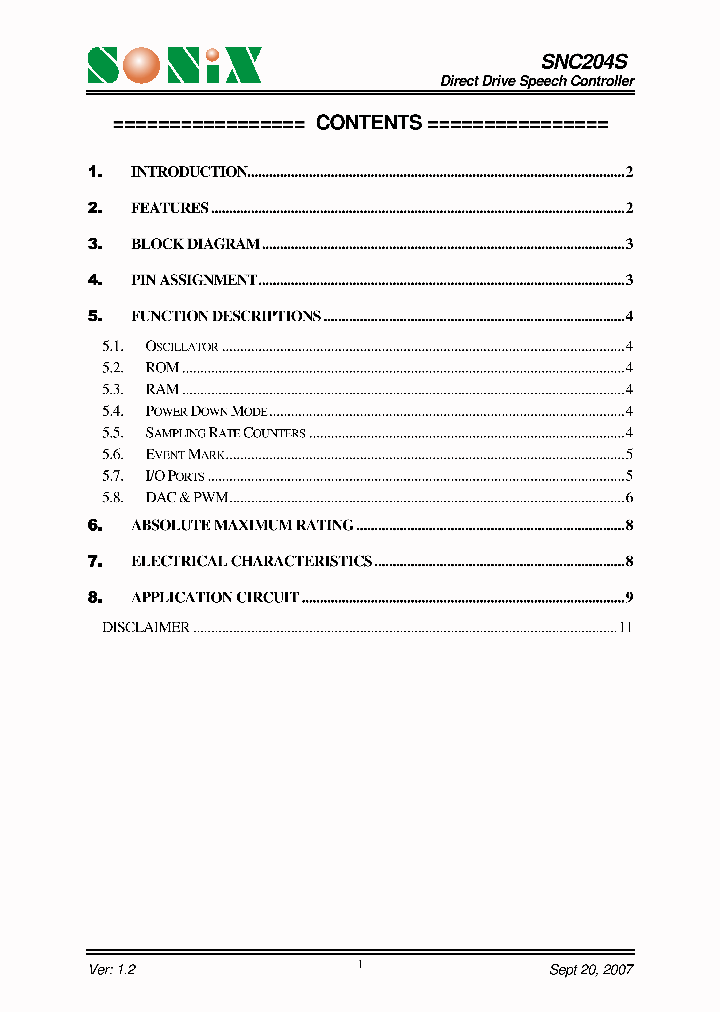 SNC204S_5033681.PDF Datasheet