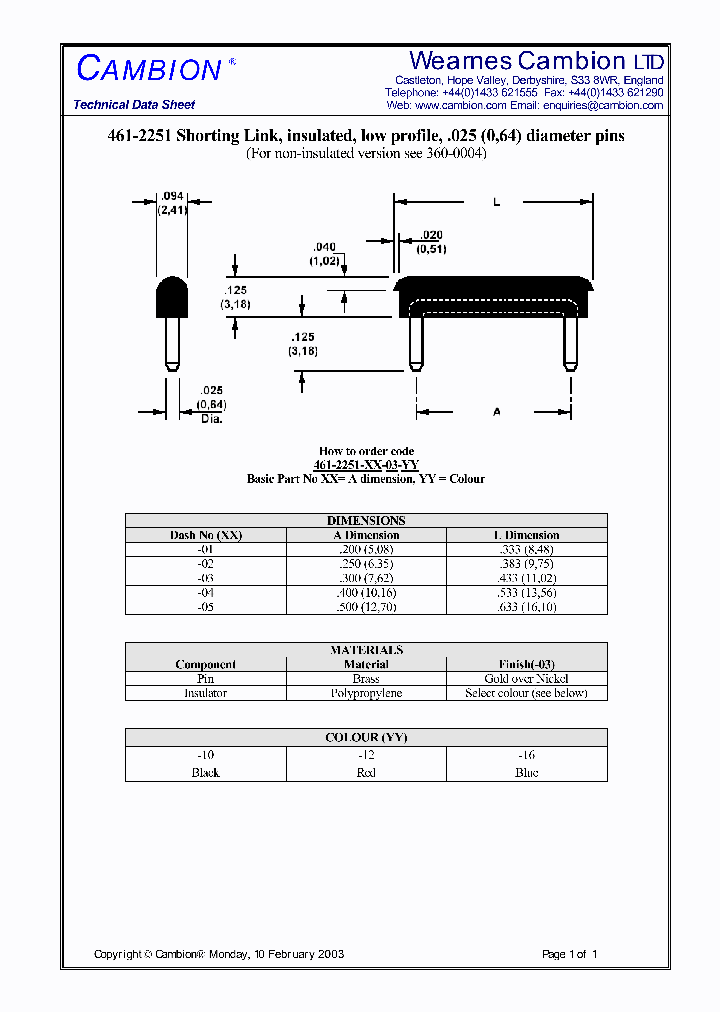 461-2251_5034381.PDF Datasheet