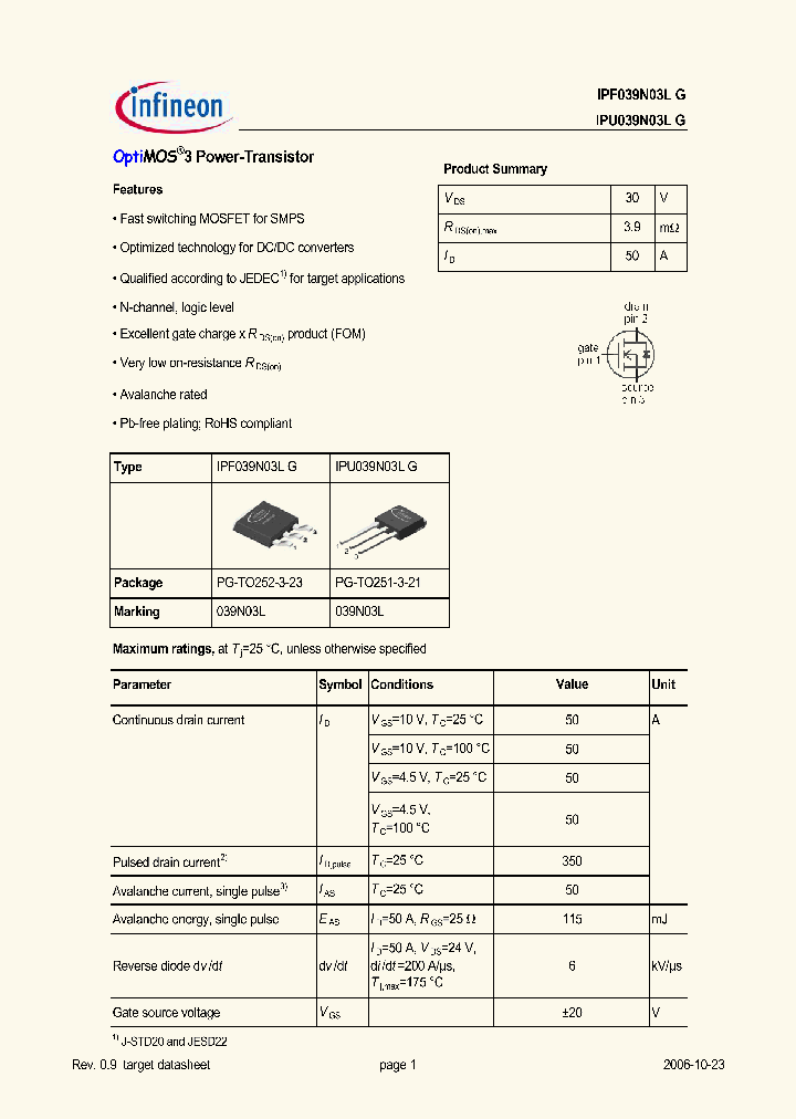 IPF039N03LG_5041240.PDF Datasheet