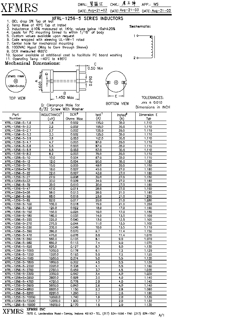 XFRL-1256-5-18_5045154.PDF Datasheet