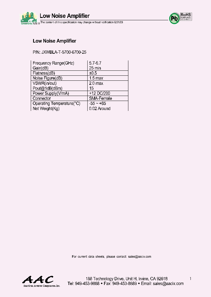 JXWBLA-T-5700-6700-25_5049820.PDF Datasheet