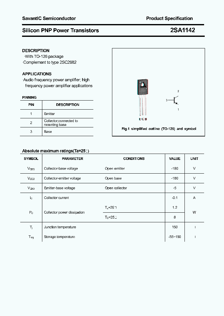 2SA1142_5050840.PDF Datasheet