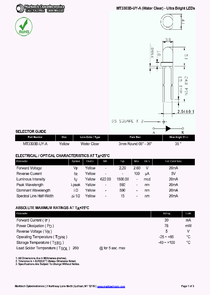 MT3303B-UY-A_5057380.PDF Datasheet
