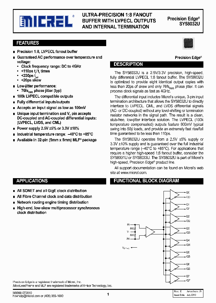 SY58032U10_5059664.PDF Datasheet