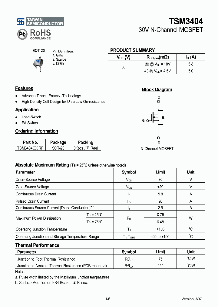 TSM3404CXRF_5060714.PDF Datasheet