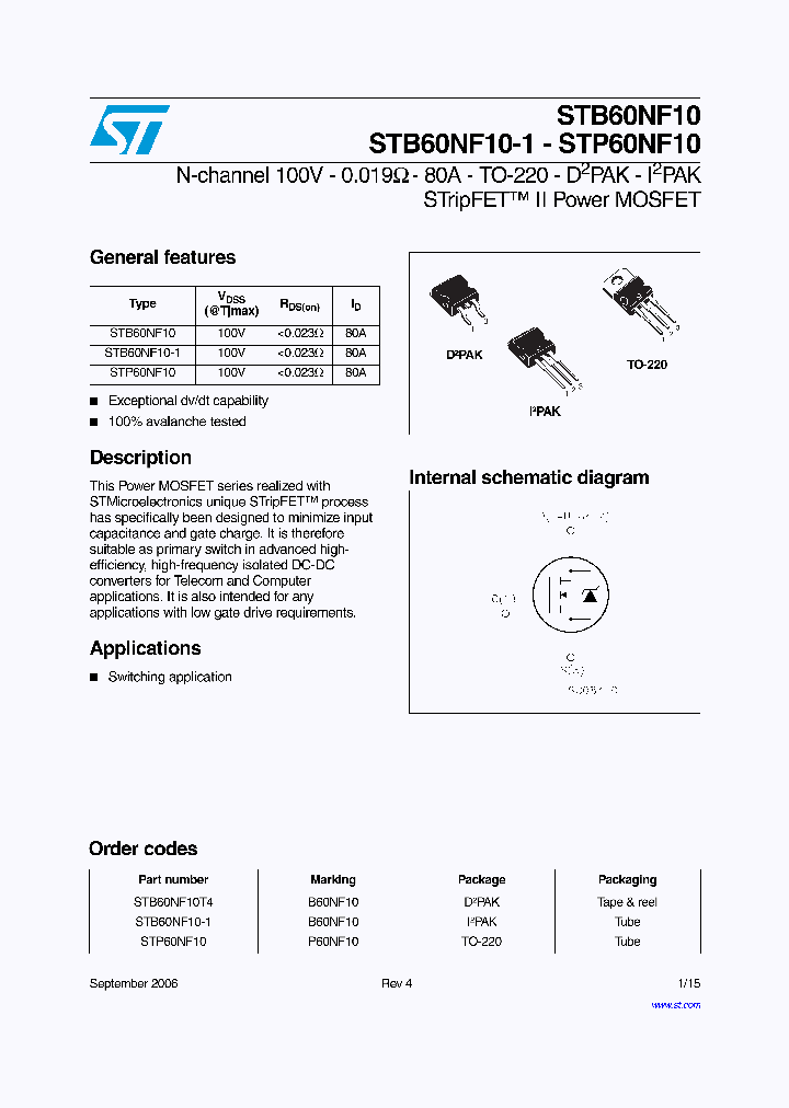 STP60NF10_5063616.PDF Datasheet