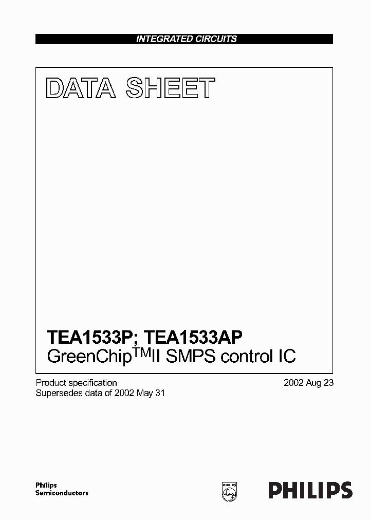 TEA1533AP_4242.PDF Datasheet