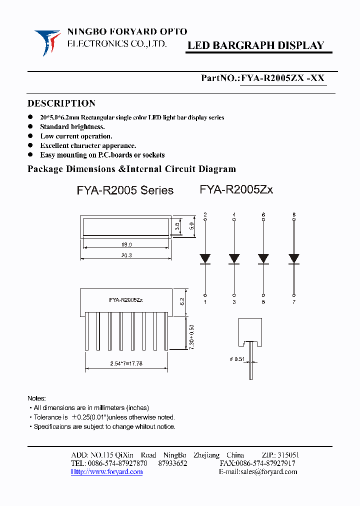 FYA-R2005ZX-0_15053.PDF Datasheet