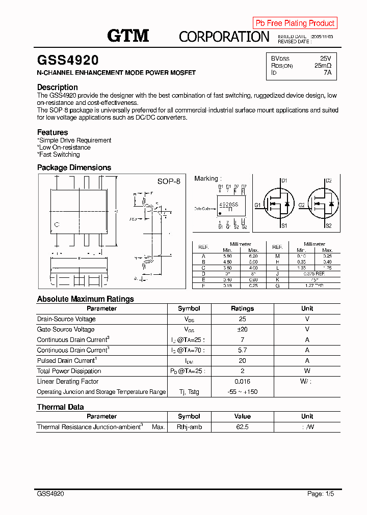 GSS4920_15224.PDF Datasheet