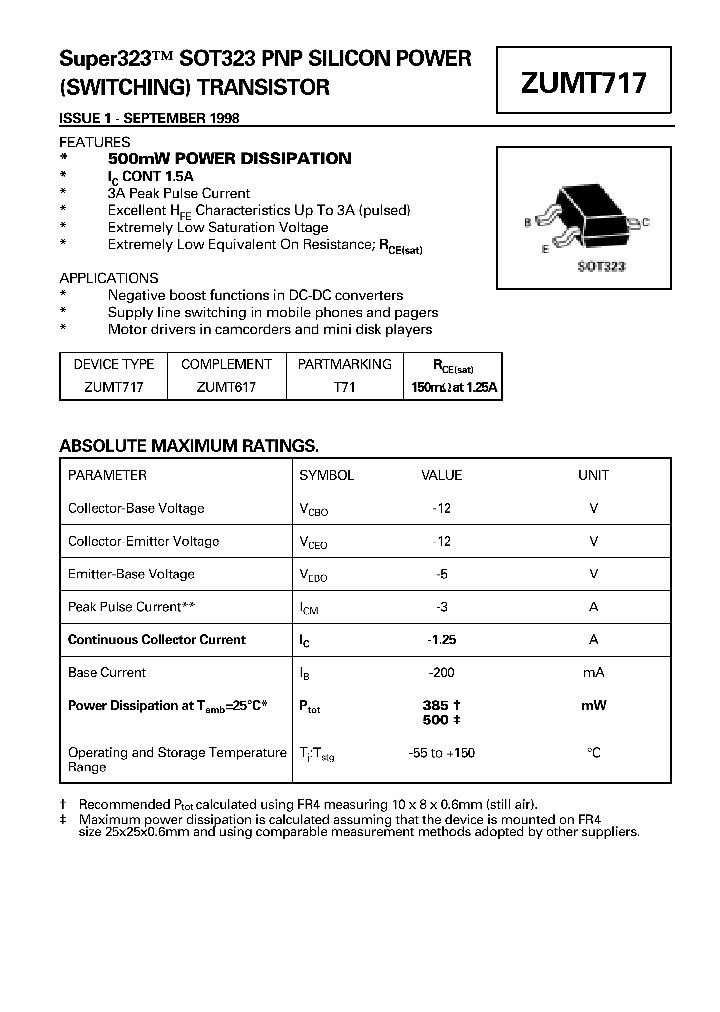 ZUMT717_23058.PDF Datasheet