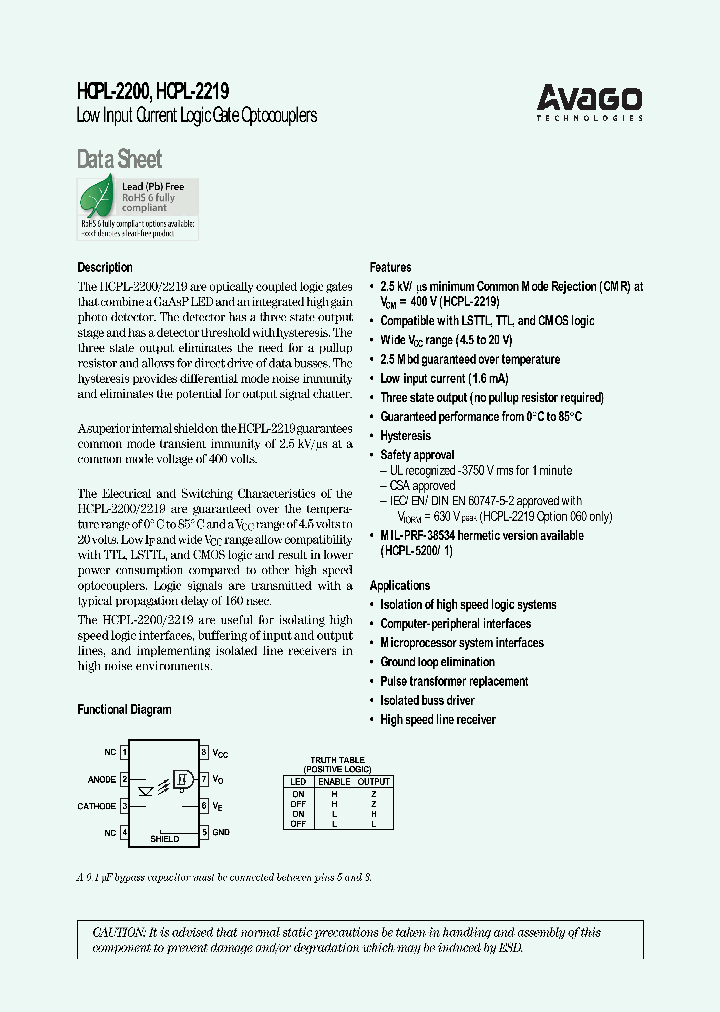 HCPL-2200_28306.PDF Datasheet