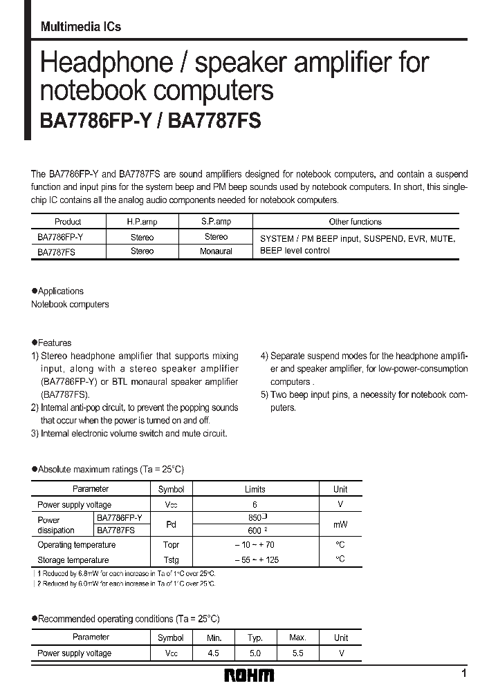 BA7786FP-Y_32175.PDF Datasheet