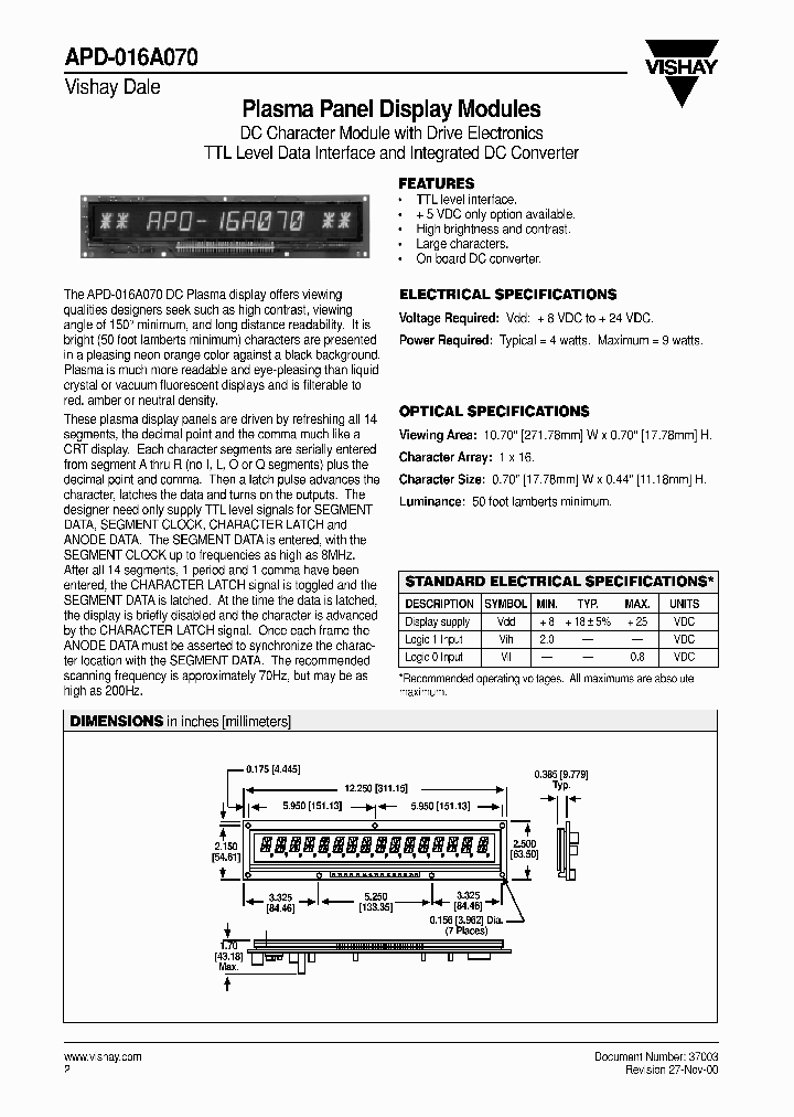 APD-016A070_34696.PDF Datasheet