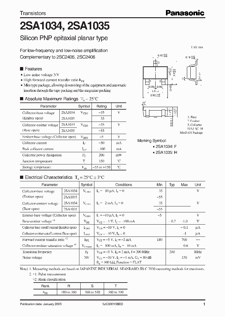 2SA1034_36618.PDF Datasheet