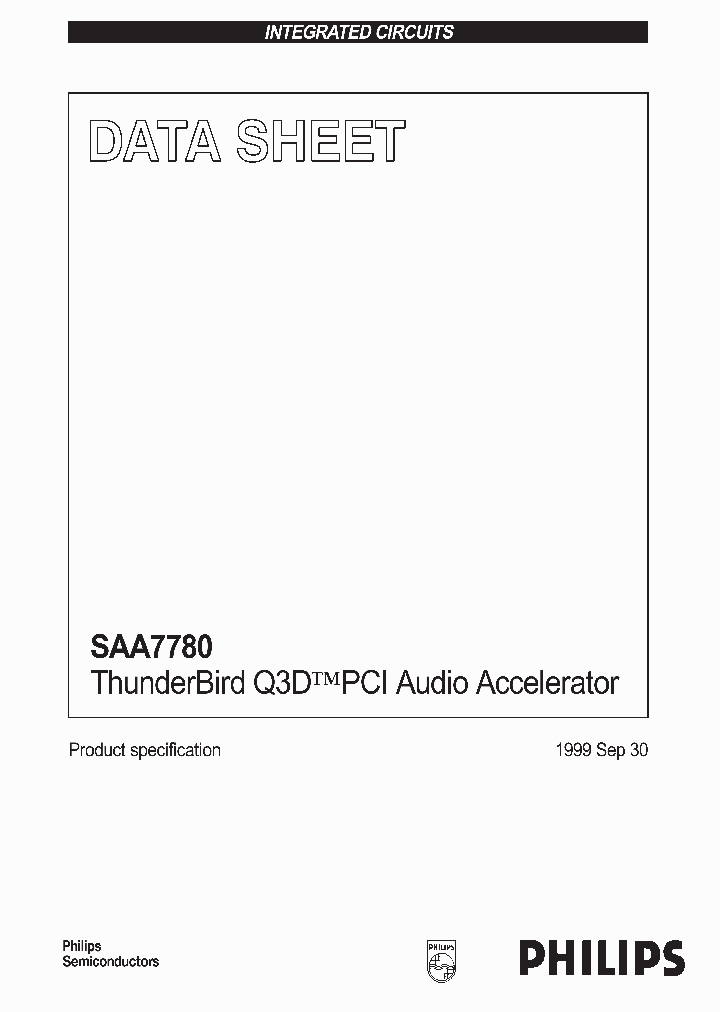 SAA7780_36771.PDF Datasheet