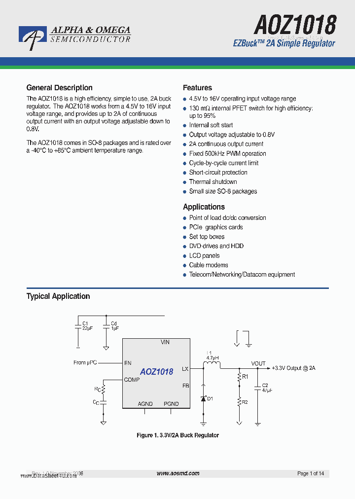 AOZ1018_37955.PDF Datasheet
