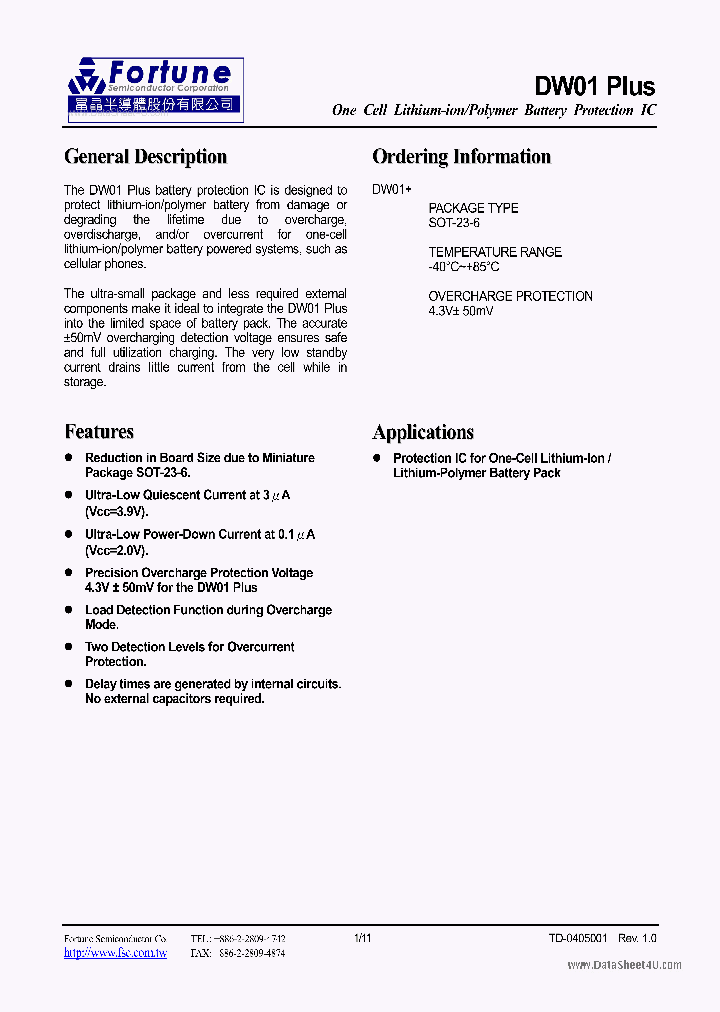 DW01_40036.PDF Datasheet