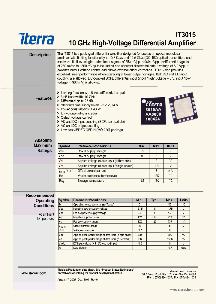 IT3015_40311.PDF Datasheet