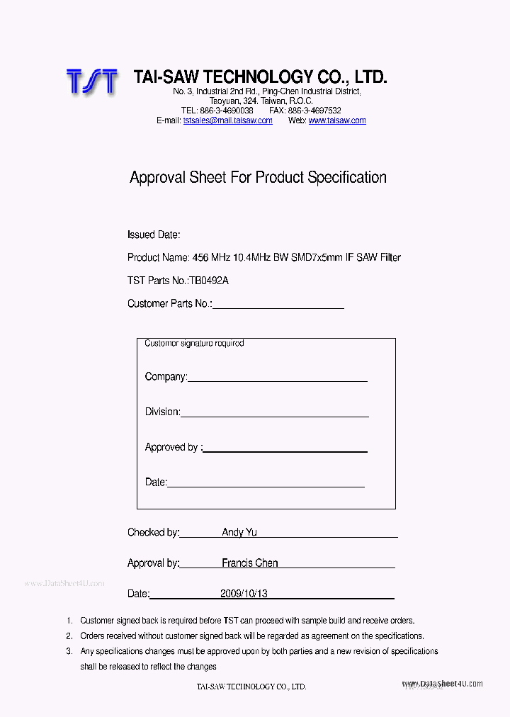 TB0492A_40918.PDF Datasheet