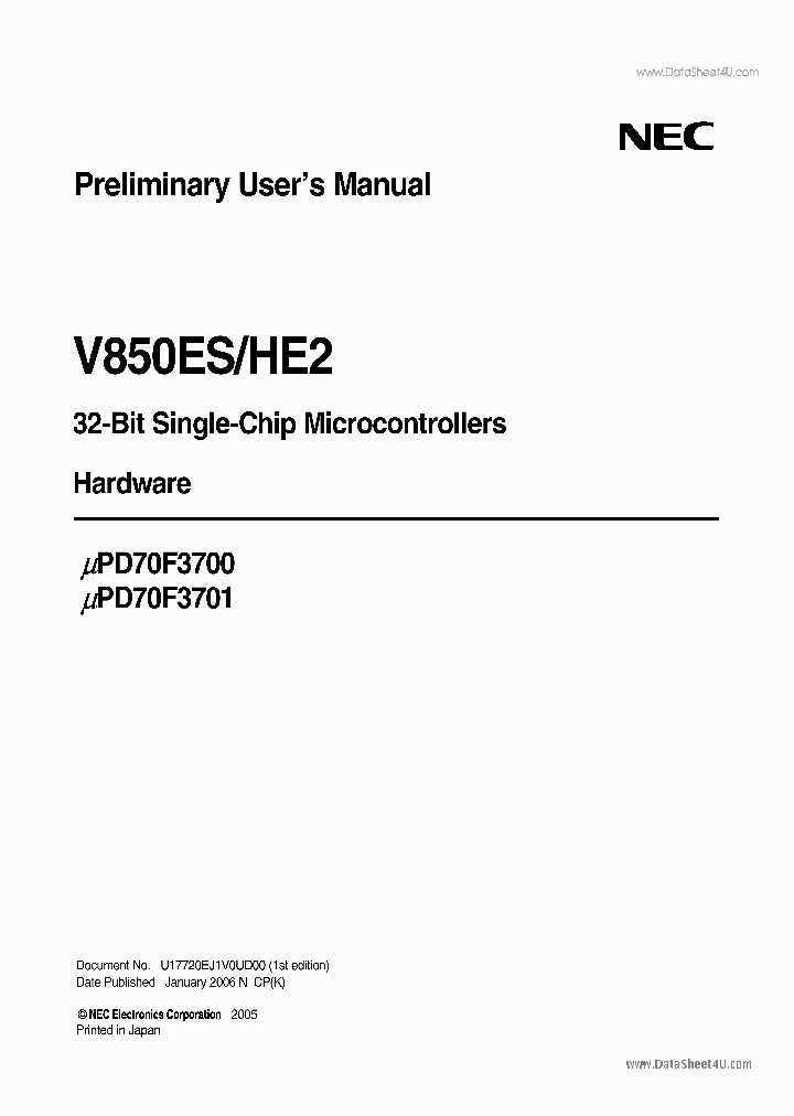 UPD70F3700_40931.PDF Datasheet