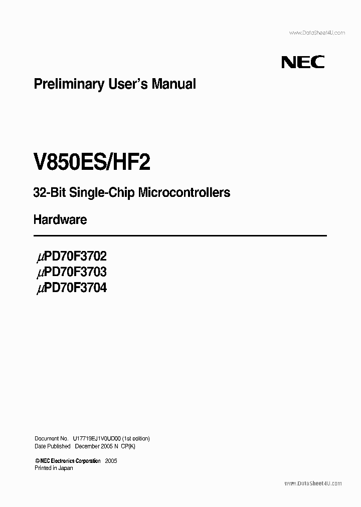 UPD70F3702_41176.PDF Datasheet