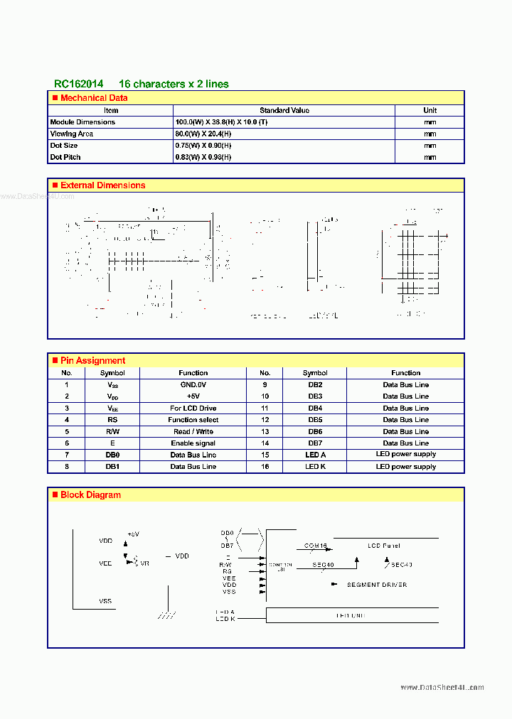 EX162014_41975.PDF Datasheet