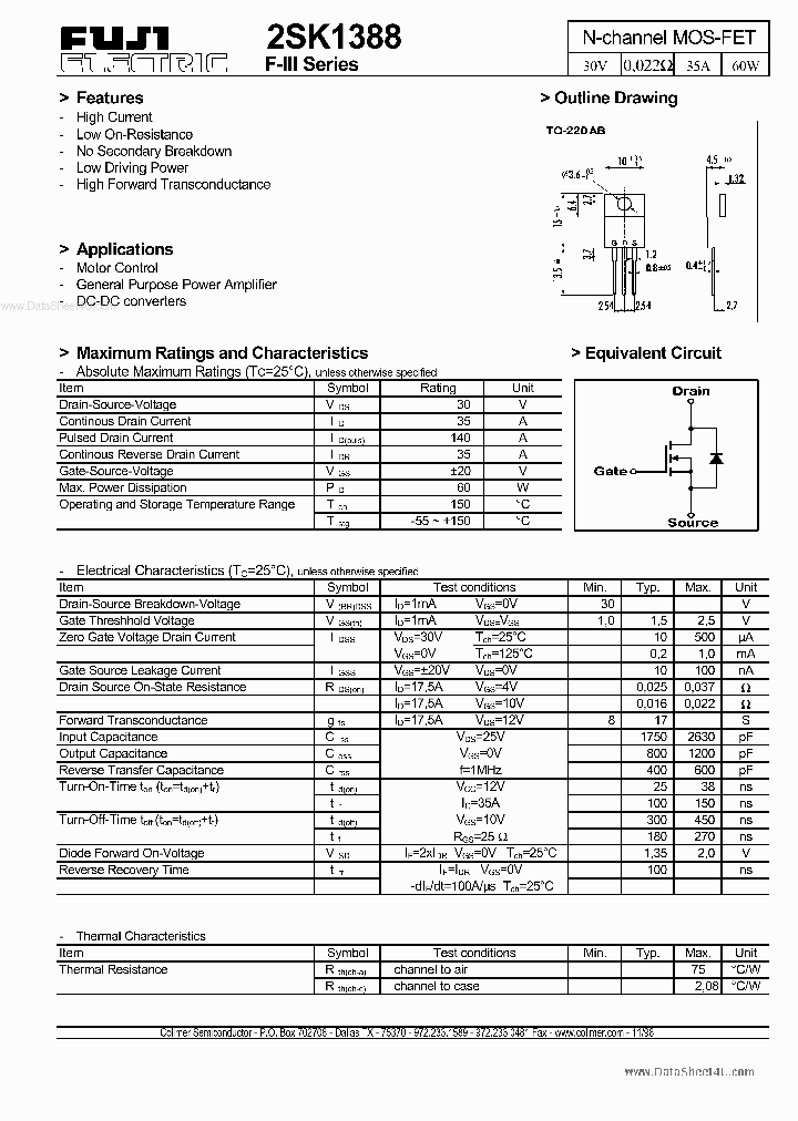 K1388_68841.PDF Datasheet