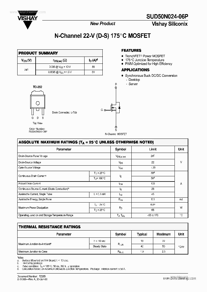 50N024_71167.PDF Datasheet