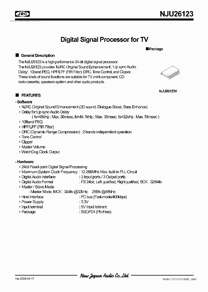 NJU26123_71421.PDF Datasheet